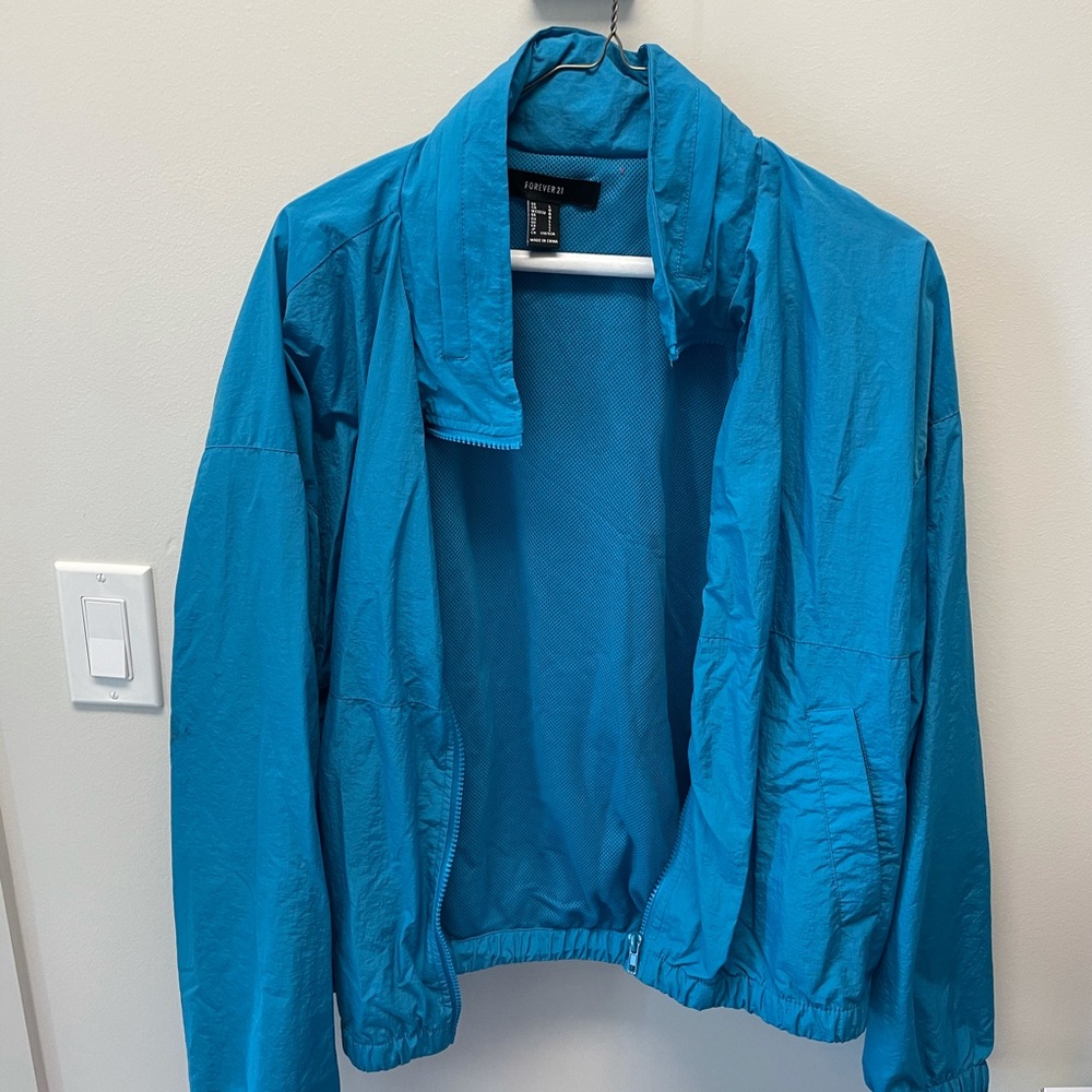 Forever 21 zip up windbreaker